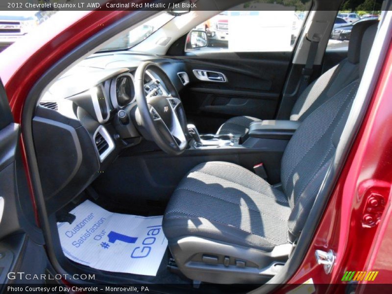 Cardinal Red Metallic / Jet Black 2012 Chevrolet Equinox LT AWD