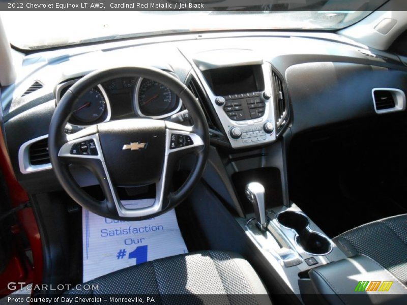 Cardinal Red Metallic / Jet Black 2012 Chevrolet Equinox LT AWD