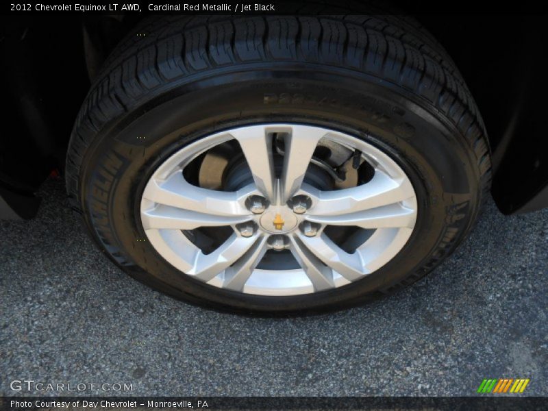 Cardinal Red Metallic / Jet Black 2012 Chevrolet Equinox LT AWD