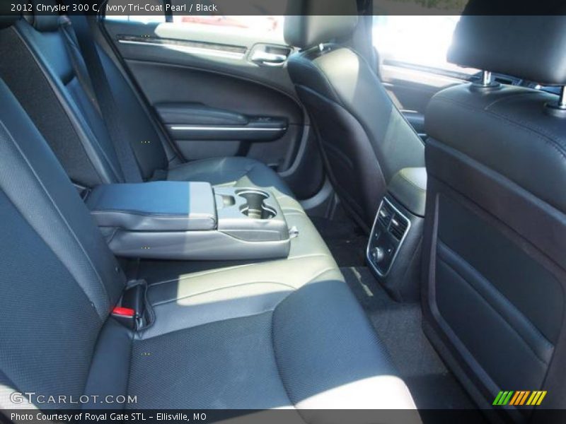 Ivory Tri-Coat Pearl / Black 2012 Chrysler 300 C