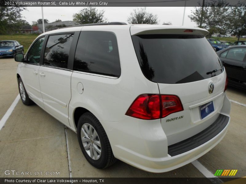Calla Lily White / Aero Gray 2012 Volkswagen Routan SE