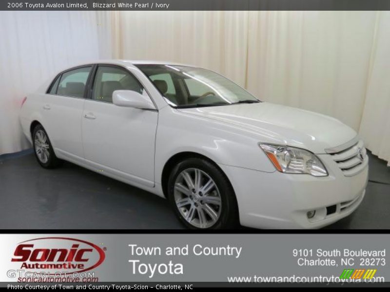 Blizzard White Pearl / Ivory 2006 Toyota Avalon Limited