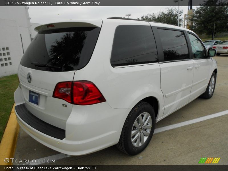 Calla Lily White / Aero Gray 2012 Volkswagen Routan SE
