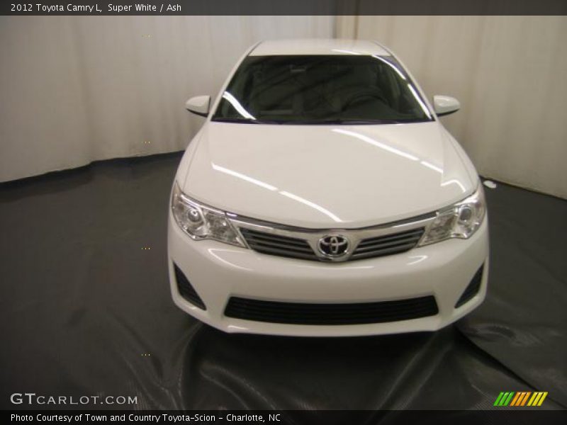 Super White / Ash 2012 Toyota Camry L