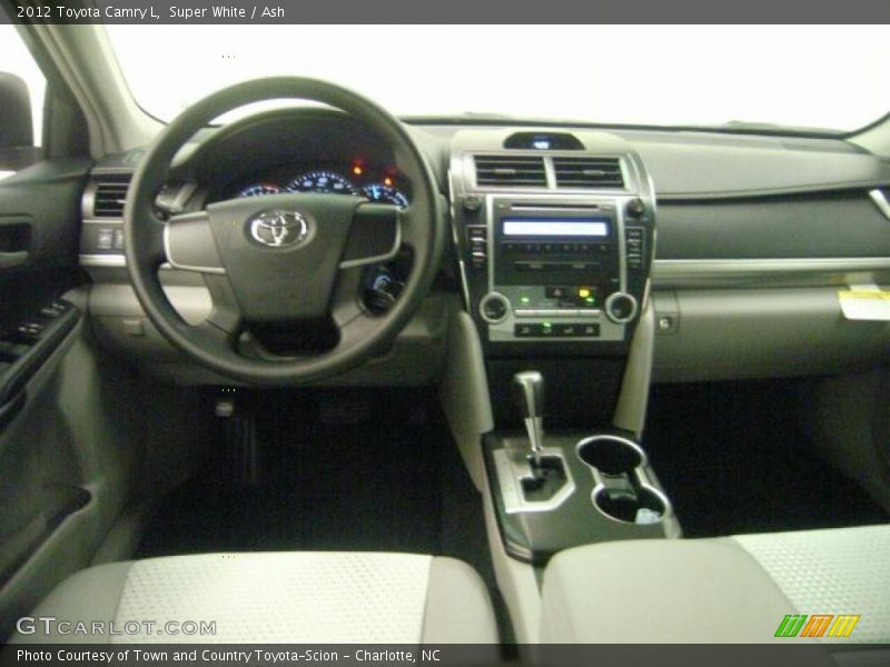 Super White / Ash 2012 Toyota Camry L