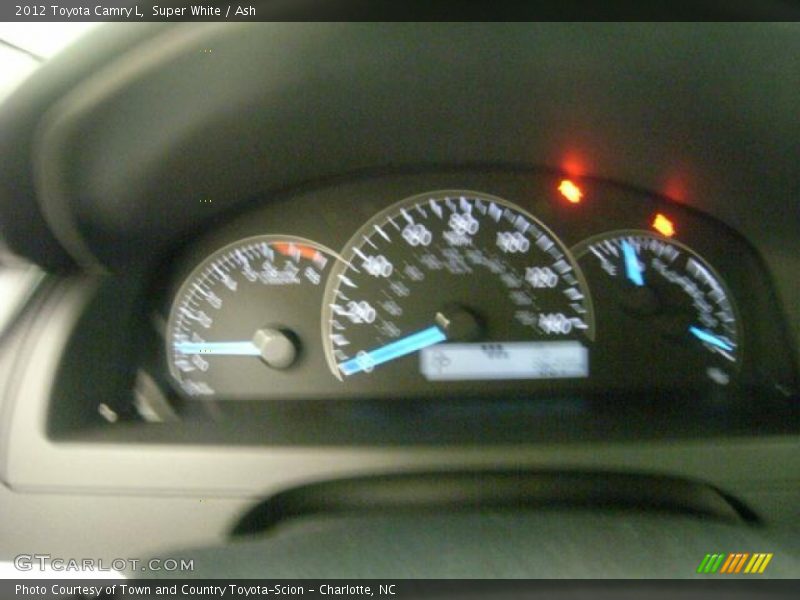 Super White / Ash 2012 Toyota Camry L