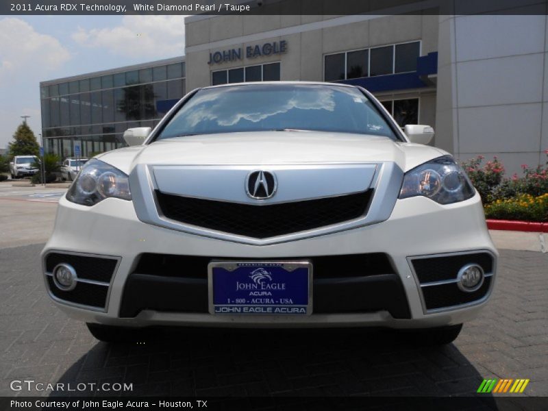 White Diamond Pearl / Taupe 2011 Acura RDX Technology
