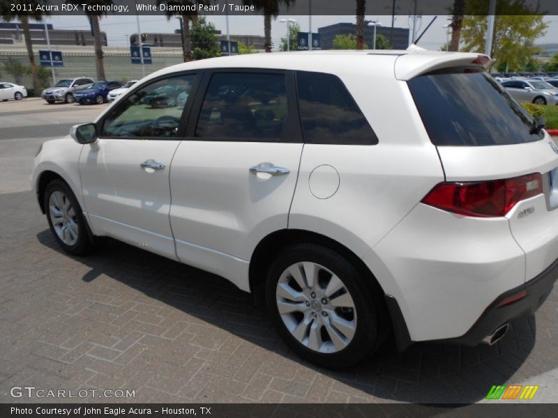 White Diamond Pearl / Taupe 2011 Acura RDX Technology