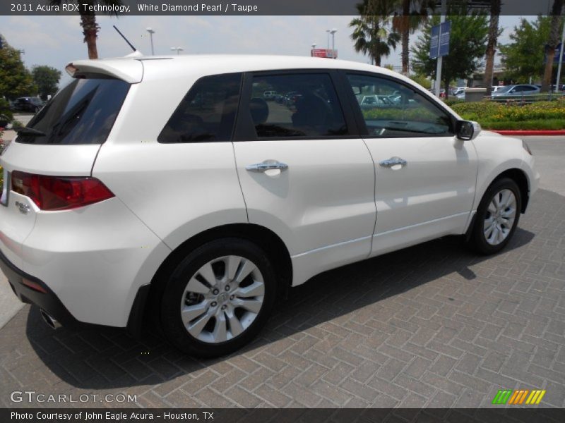 White Diamond Pearl / Taupe 2011 Acura RDX Technology