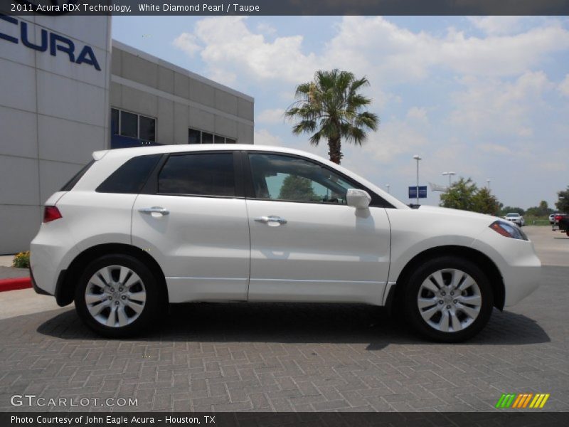 White Diamond Pearl / Taupe 2011 Acura RDX Technology