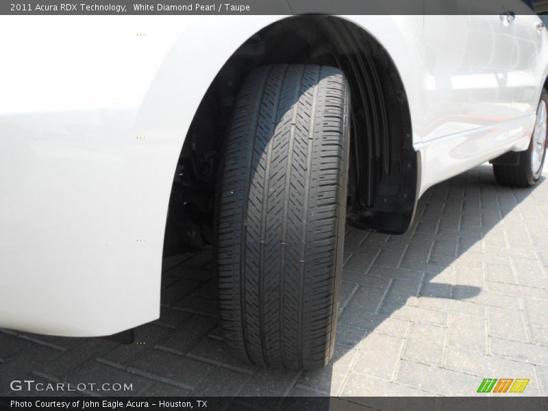 White Diamond Pearl / Taupe 2011 Acura RDX Technology