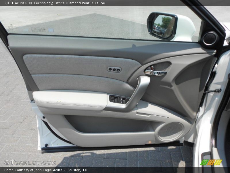 White Diamond Pearl / Taupe 2011 Acura RDX Technology