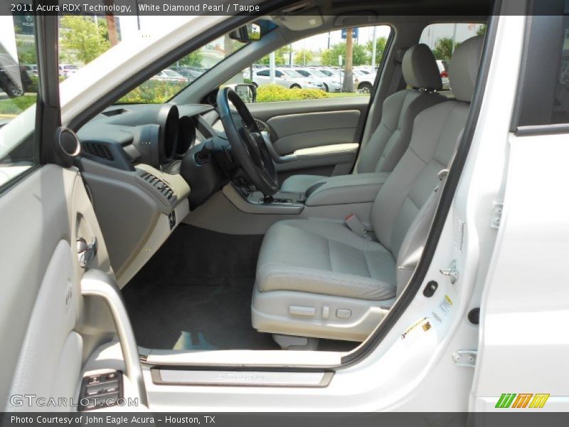 White Diamond Pearl / Taupe 2011 Acura RDX Technology