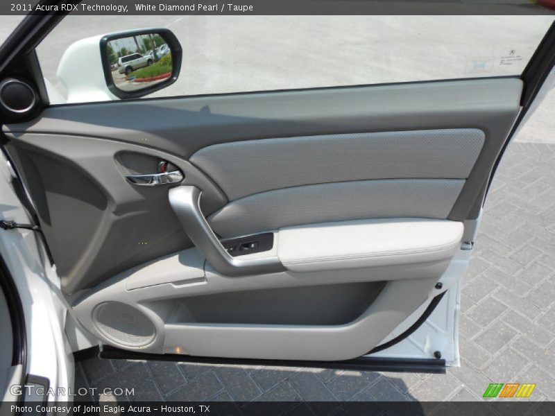 White Diamond Pearl / Taupe 2011 Acura RDX Technology