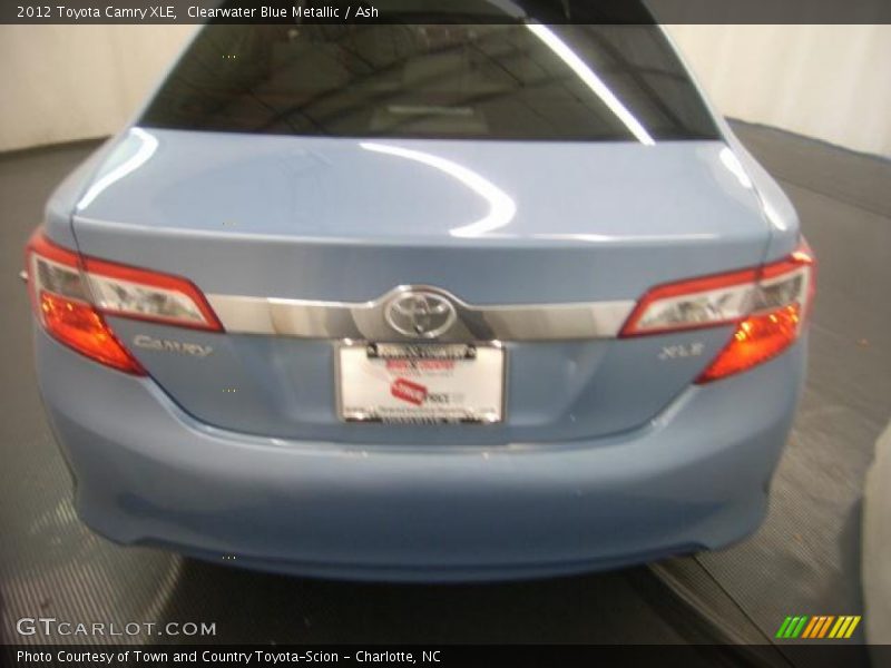 Clearwater Blue Metallic / Ash 2012 Toyota Camry XLE