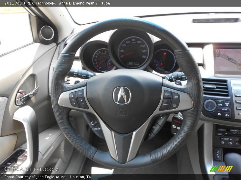White Diamond Pearl / Taupe 2011 Acura RDX Technology