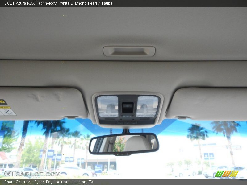 White Diamond Pearl / Taupe 2011 Acura RDX Technology