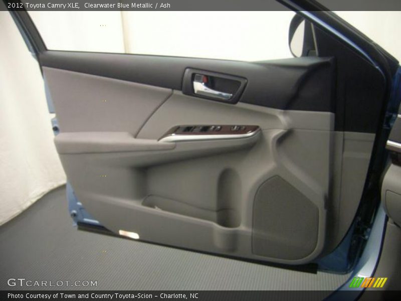 Clearwater Blue Metallic / Ash 2012 Toyota Camry XLE