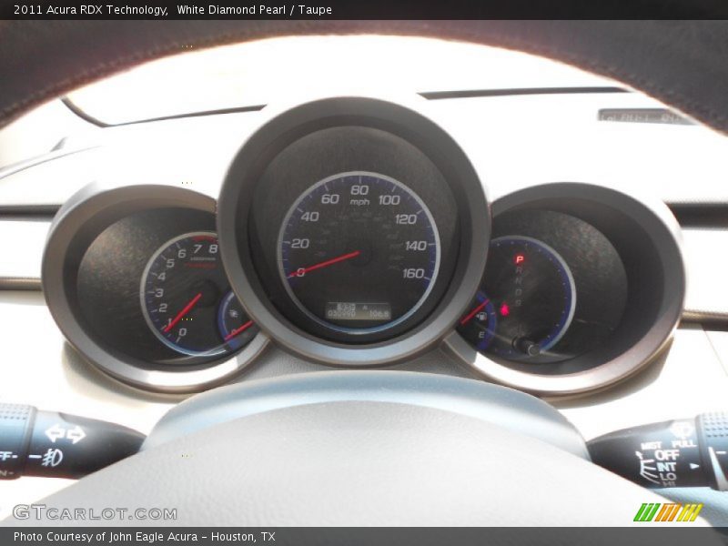 White Diamond Pearl / Taupe 2011 Acura RDX Technology