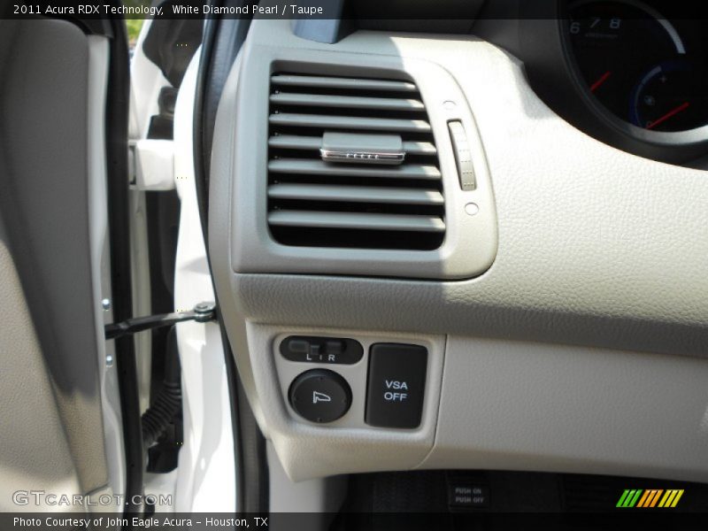 White Diamond Pearl / Taupe 2011 Acura RDX Technology