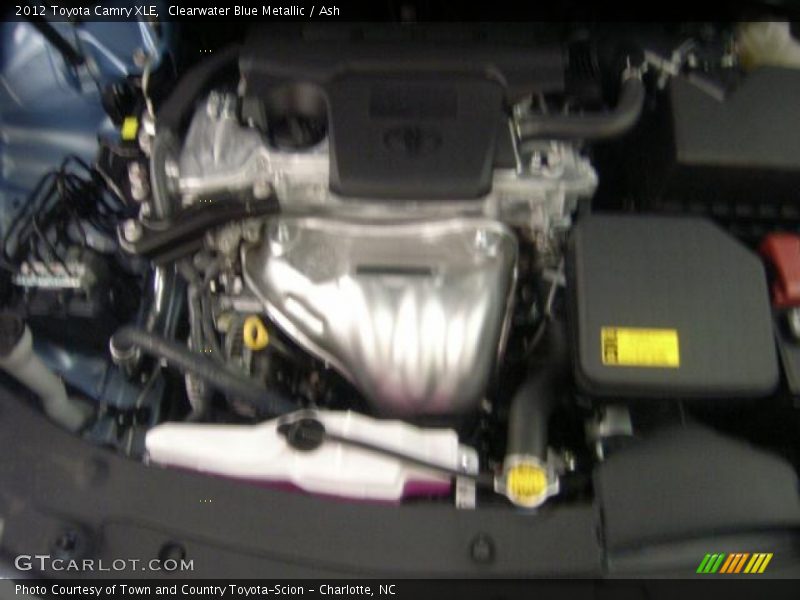 Clearwater Blue Metallic / Ash 2012 Toyota Camry XLE