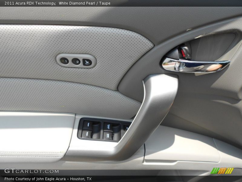 White Diamond Pearl / Taupe 2011 Acura RDX Technology