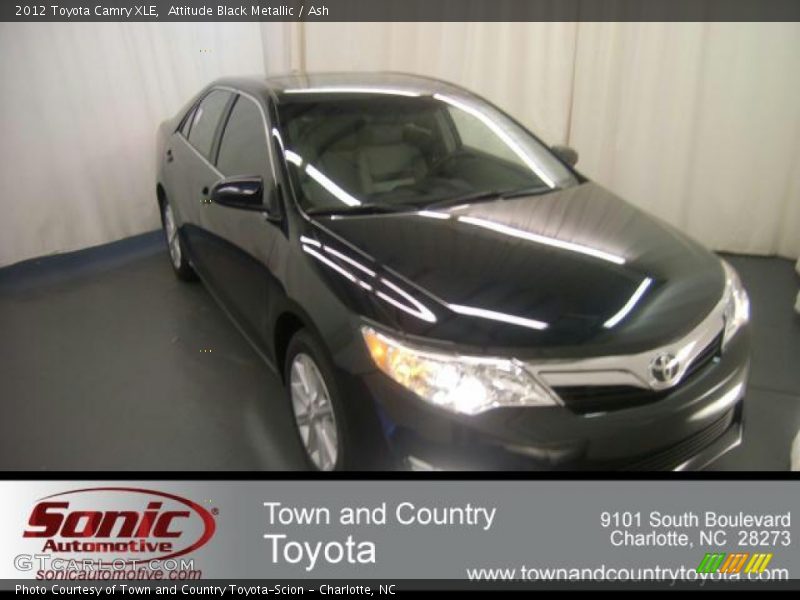Attitude Black Metallic / Ash 2012 Toyota Camry XLE