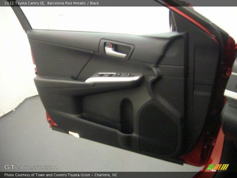 Barcelona Red Metallic / Black 2012 Toyota Camry SE