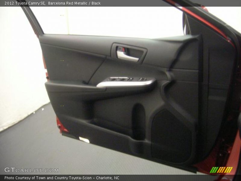 Barcelona Red Metallic / Black 2012 Toyota Camry SE