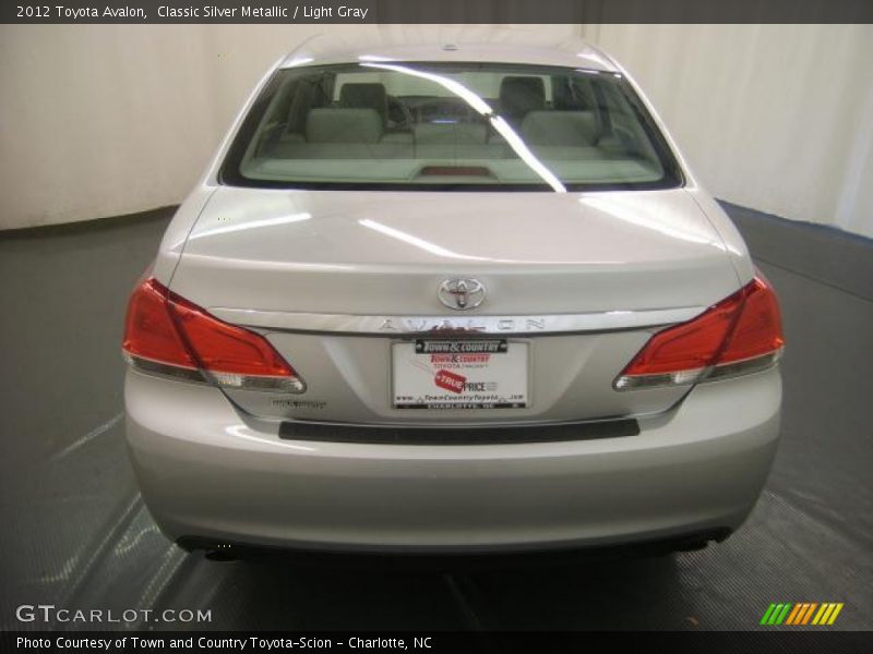 Classic Silver Metallic / Light Gray 2012 Toyota Avalon
