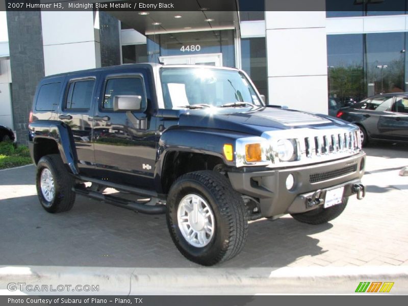 Midnight Blue Metallic / Ebony Black 2007 Hummer H3