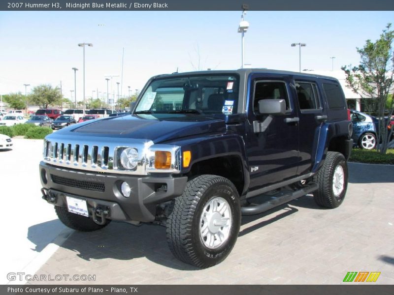 Midnight Blue Metallic / Ebony Black 2007 Hummer H3