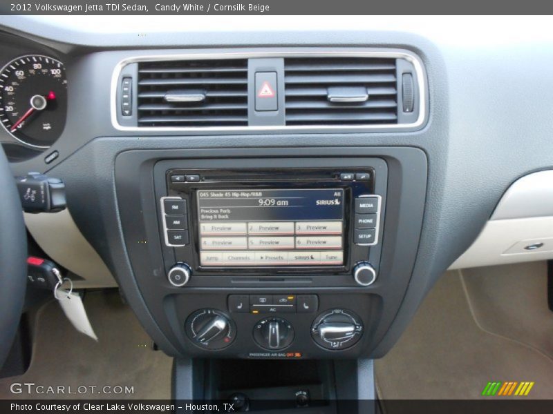 Candy White / Cornsilk Beige 2012 Volkswagen Jetta TDI Sedan