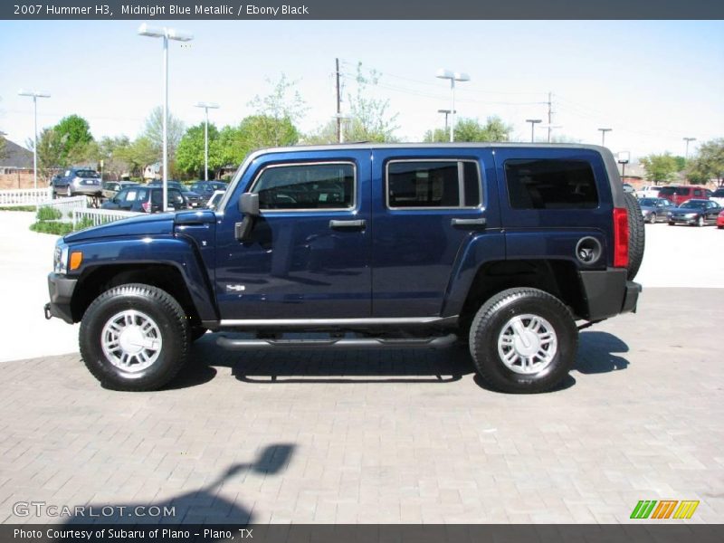 Midnight Blue Metallic / Ebony Black 2007 Hummer H3