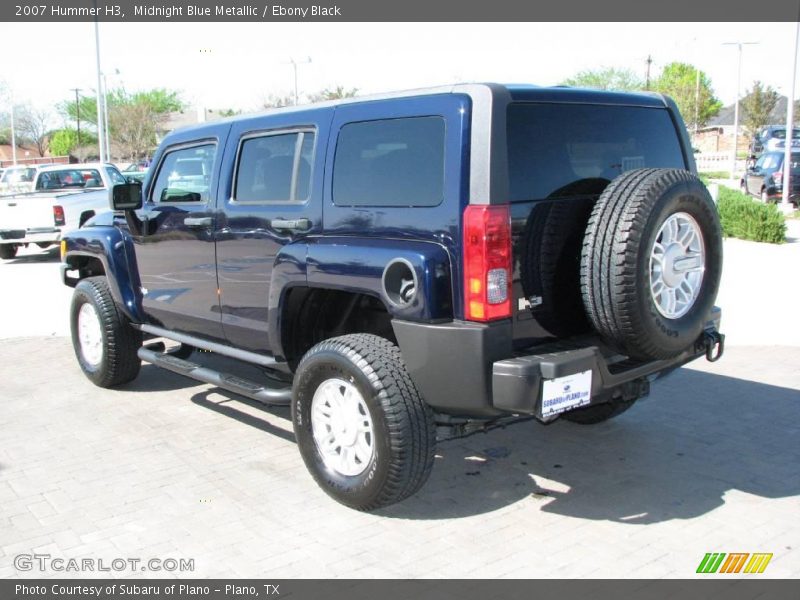 Midnight Blue Metallic / Ebony Black 2007 Hummer H3