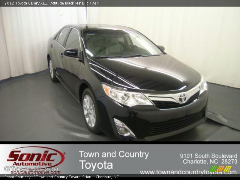 Attitude Black Metallic / Ash 2012 Toyota Camry XLE