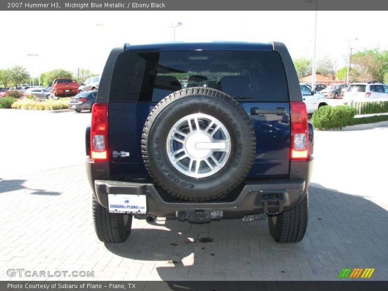 Midnight Blue Metallic / Ebony Black 2007 Hummer H3