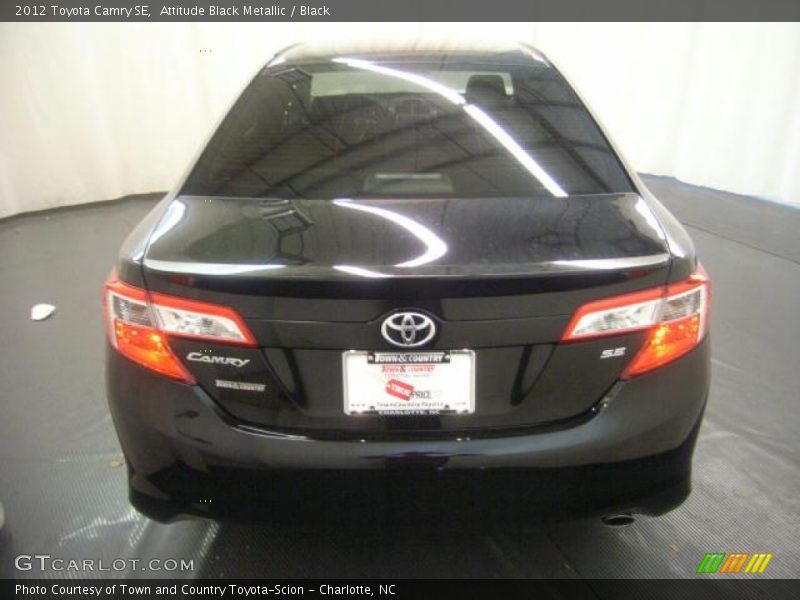 Attitude Black Metallic / Black 2012 Toyota Camry SE