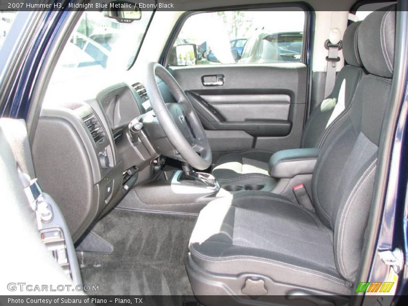 Midnight Blue Metallic / Ebony Black 2007 Hummer H3