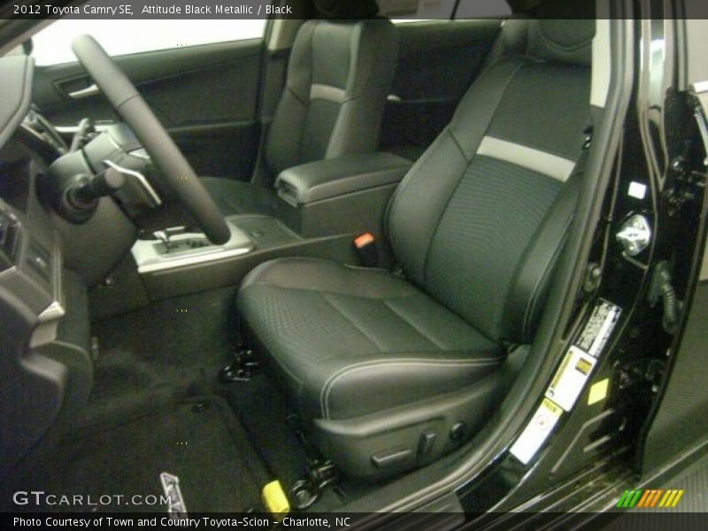 Attitude Black Metallic / Black 2012 Toyota Camry SE