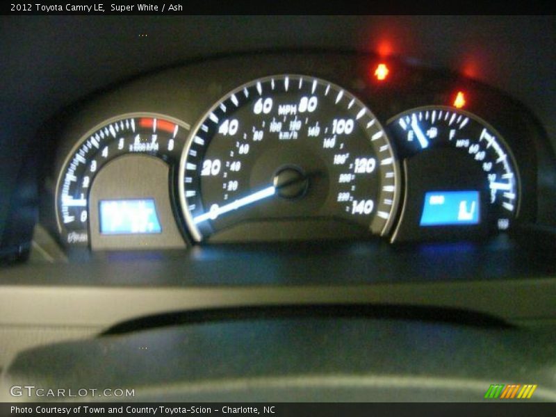 Super White / Ash 2012 Toyota Camry LE