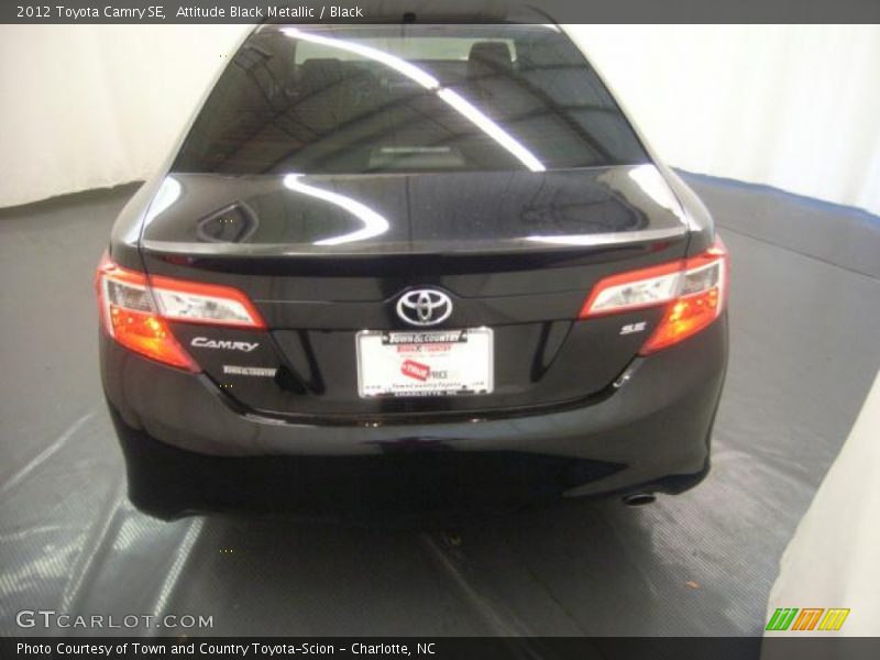 Attitude Black Metallic / Black 2012 Toyota Camry SE