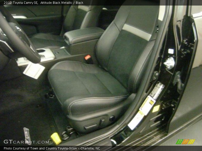 Attitude Black Metallic / Black 2012 Toyota Camry SE
