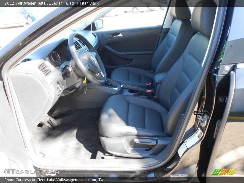 Black / Titan Black 2012 Volkswagen Jetta SE Sedan