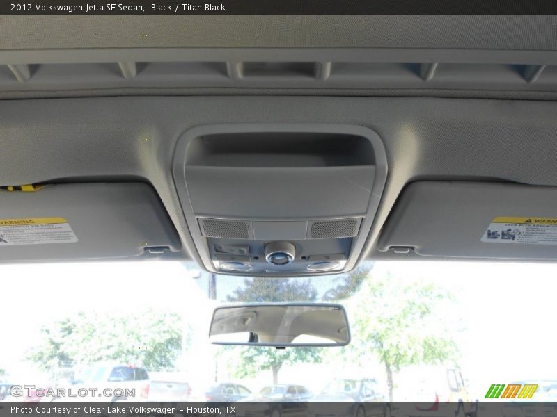 Black / Titan Black 2012 Volkswagen Jetta SE Sedan