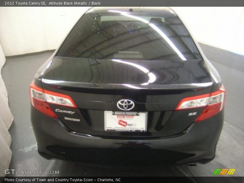 Attitude Black Metallic / Black 2012 Toyota Camry SE