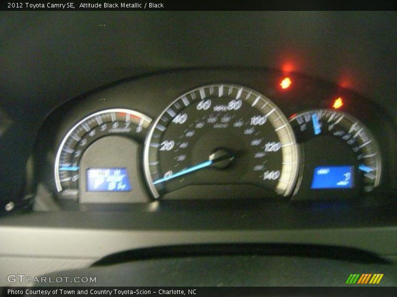 Attitude Black Metallic / Black 2012 Toyota Camry SE