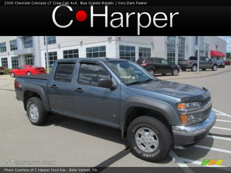 Blue Granite Metallic / Very Dark Pewter 2006 Chevrolet Colorado LT Crew Cab 4x4