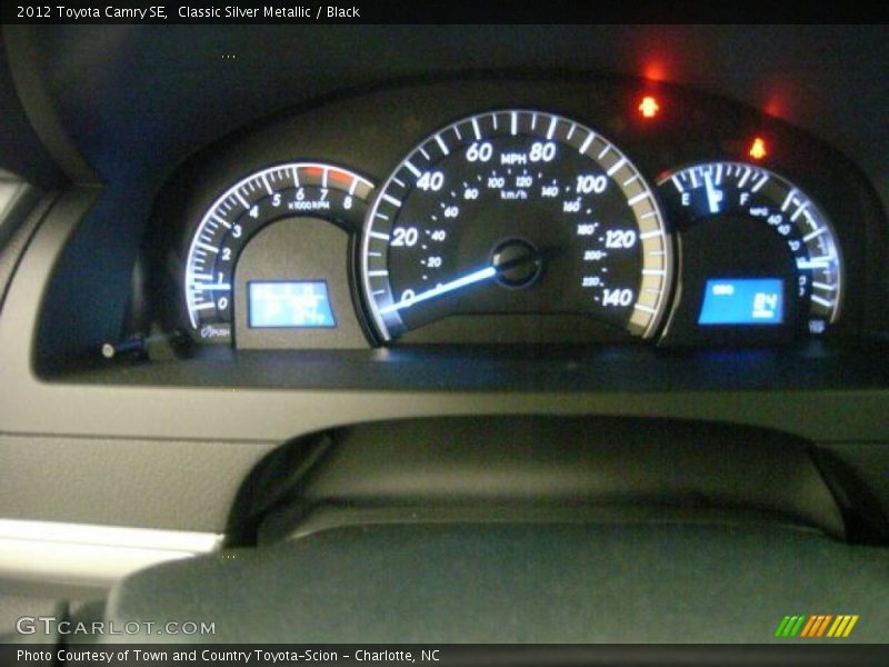 Classic Silver Metallic / Black 2012 Toyota Camry SE