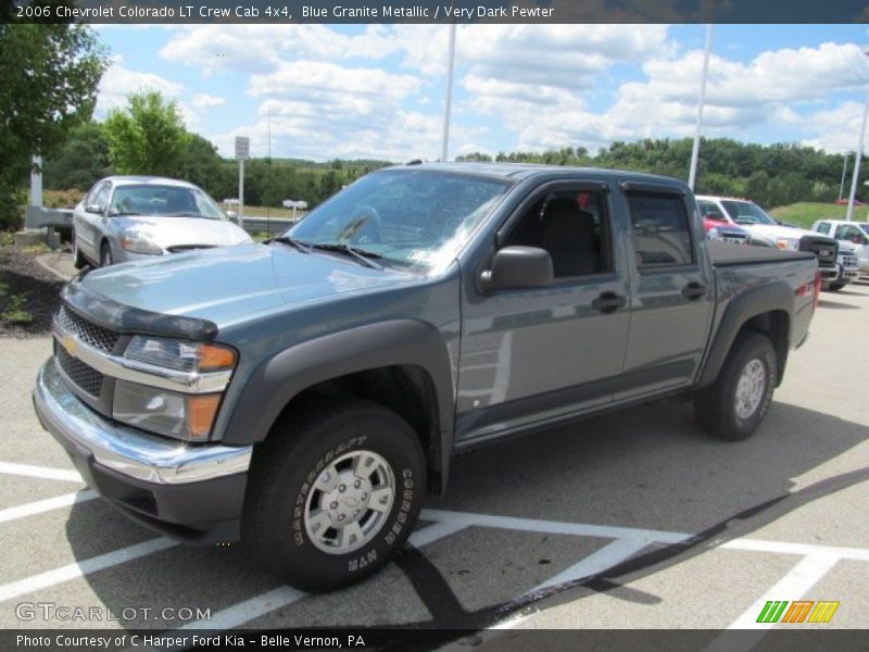 Blue Granite Metallic / Very Dark Pewter 2006 Chevrolet Colorado LT Crew Cab 4x4